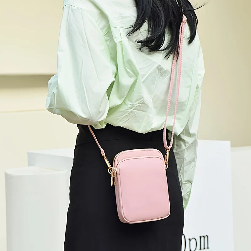 Trendige Crossbody Handtasche mit Innenfächern Mini