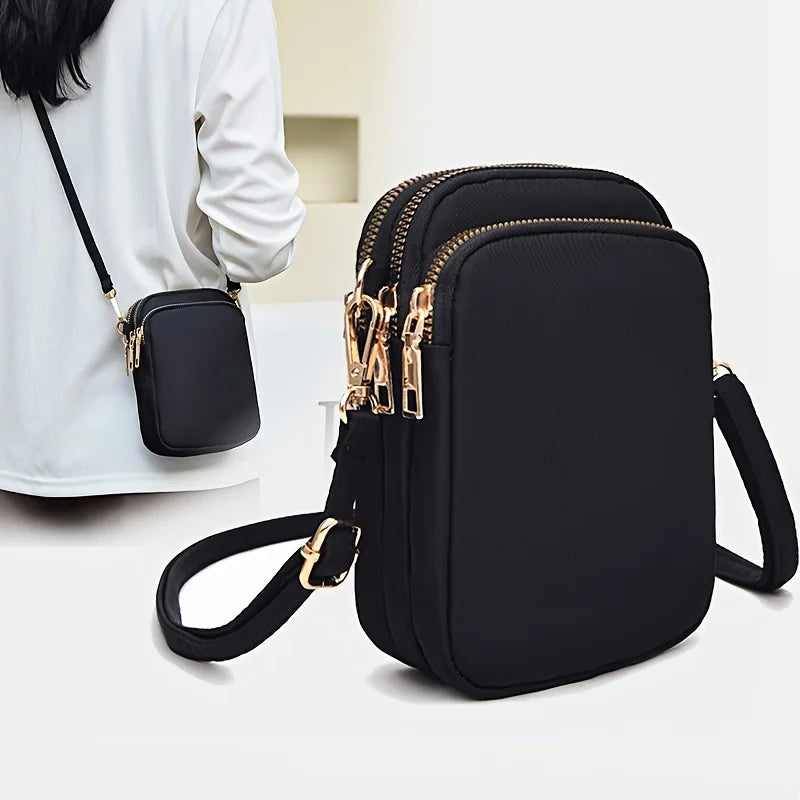 Trendige Crossbody Handtasche mit Innenfächern Mini