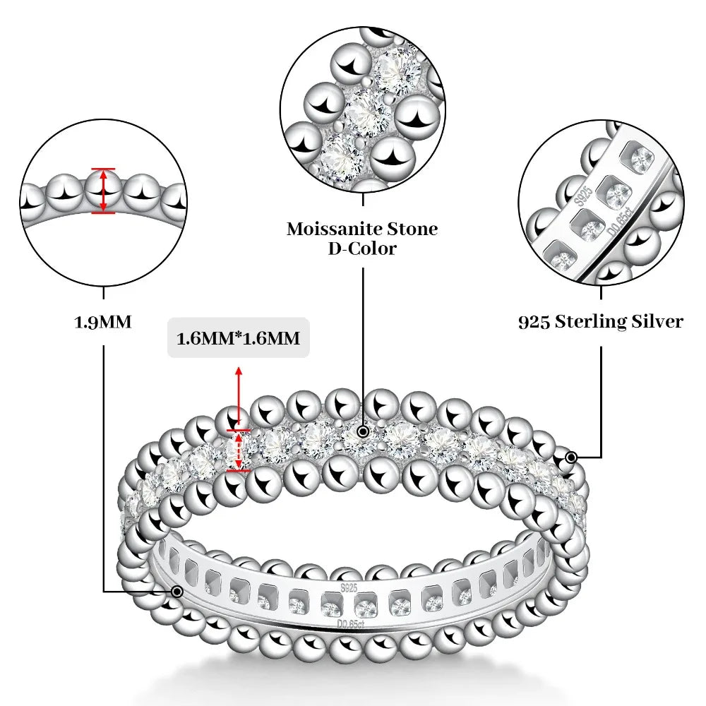 – Damenring Herz-Motiv aus 925er Sterlingsilber