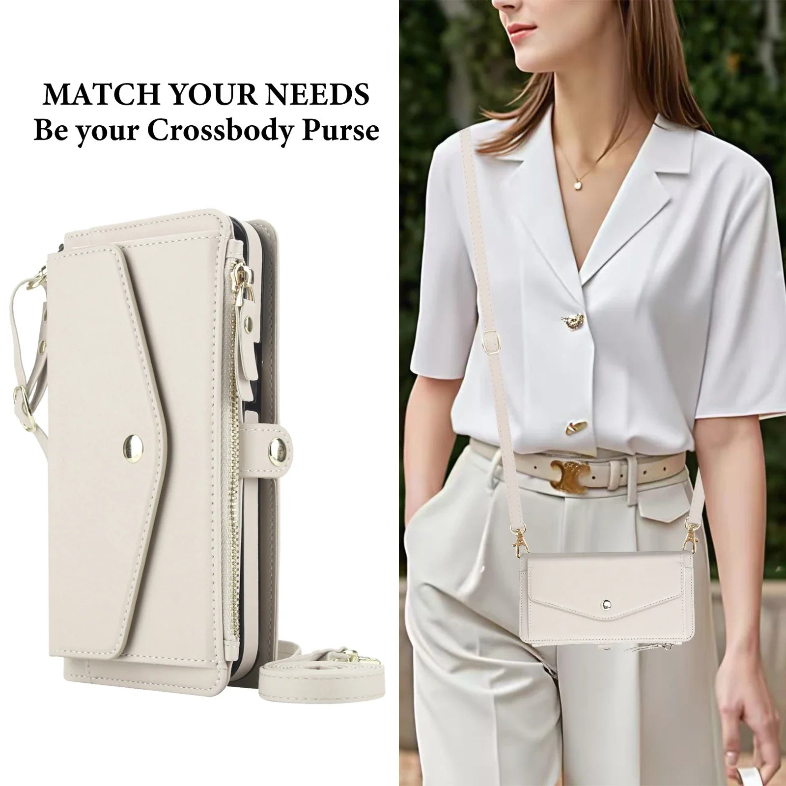 Praktische Umhängetasche Crossbody