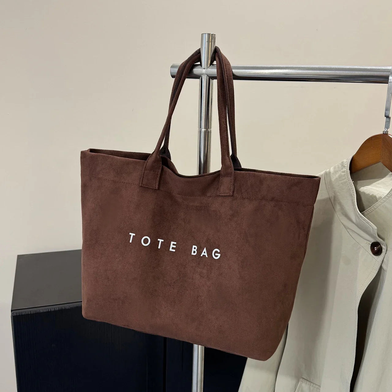 Edle Shopper Lederoptik mit Innenfächern