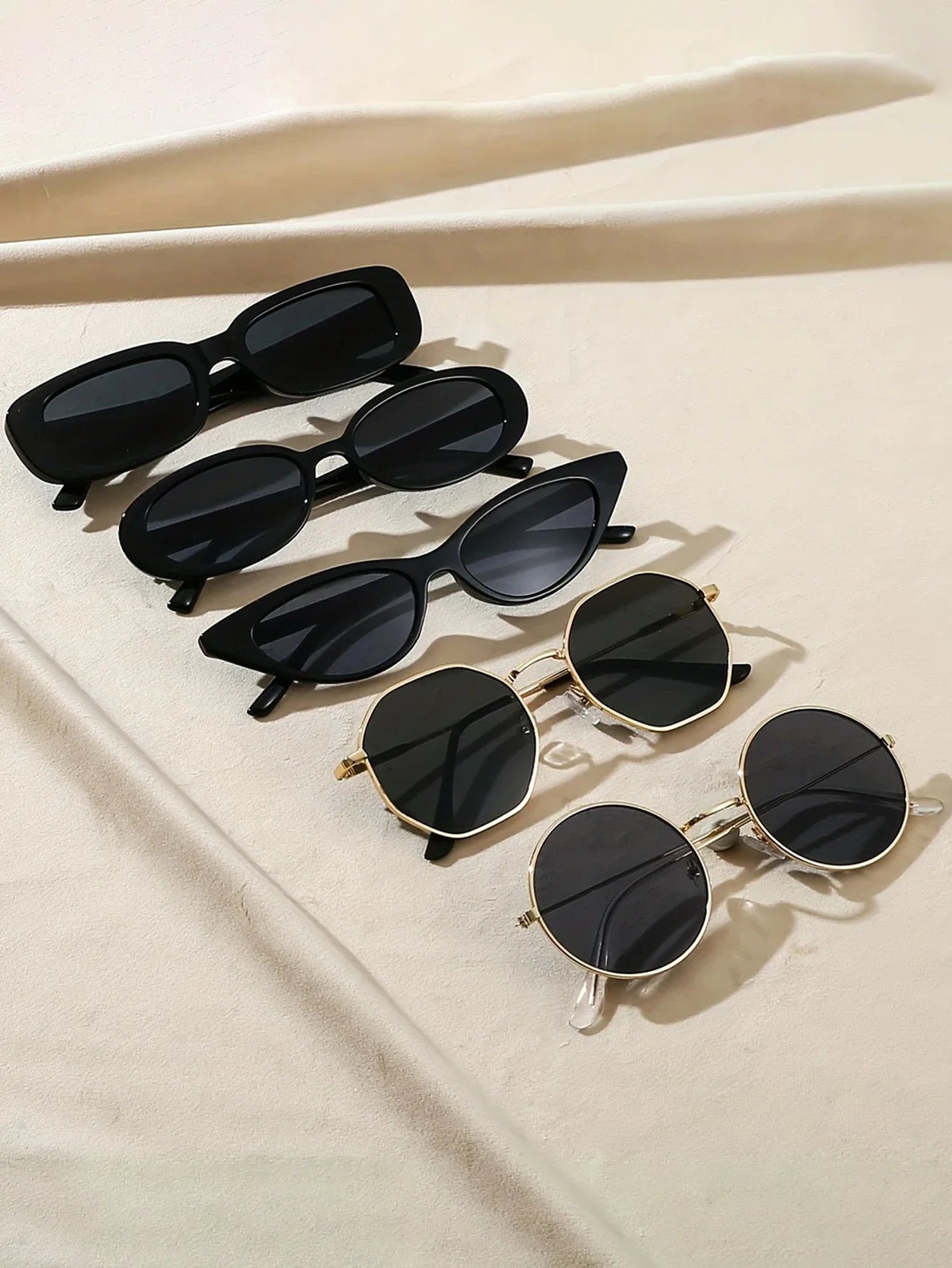 Elegante Sonnenbrille Metall UV400