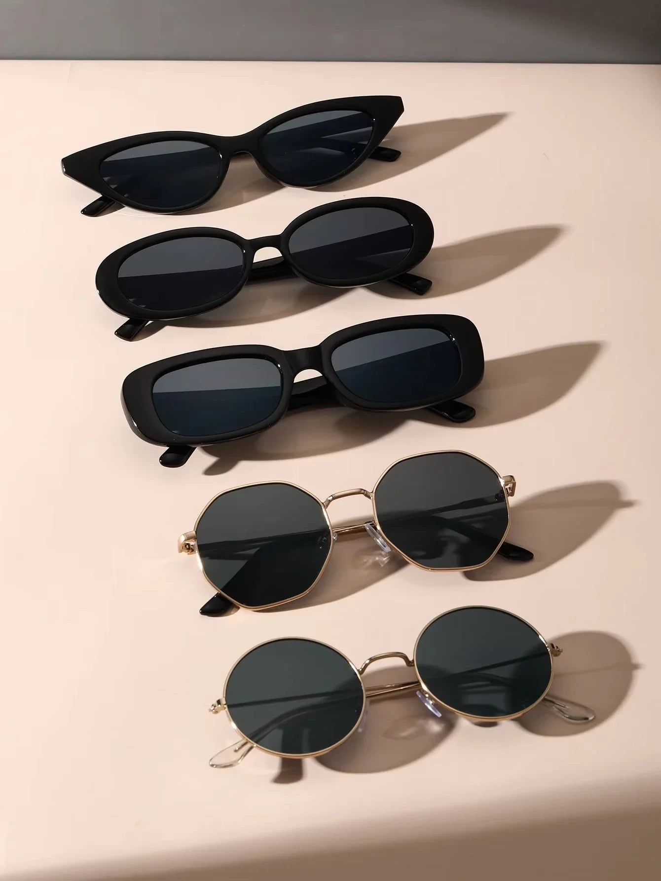 Elegante Sonnenbrille Metall UV400